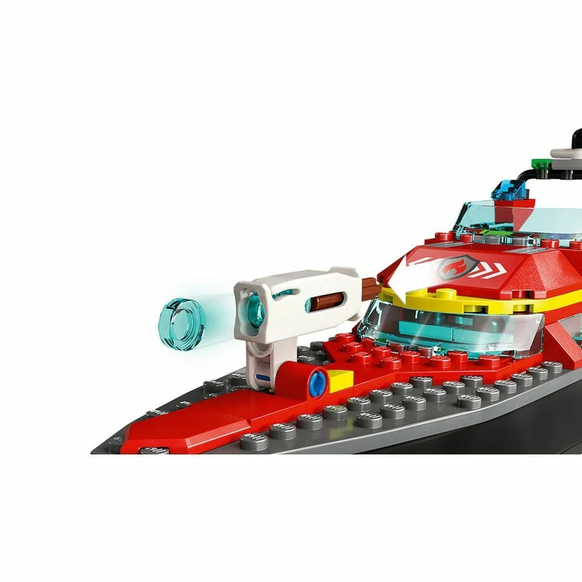 60373 Lego City - İtfaiye Kurtarma Teknesi 144 parça +5 yaş görsel 6