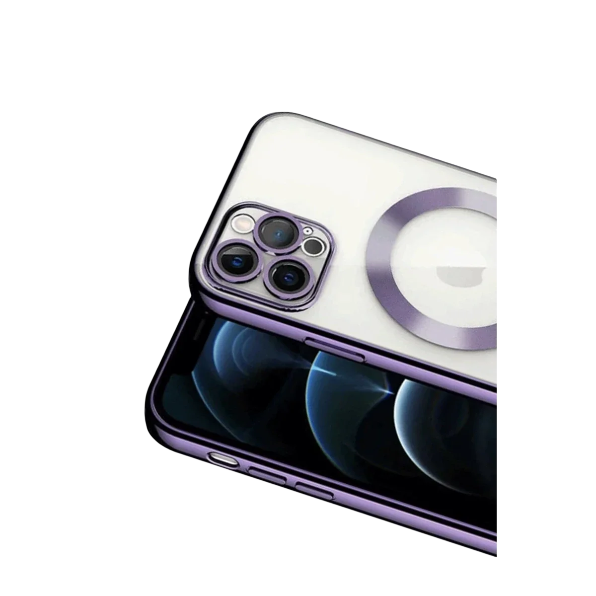 Apple iPhone 13 Pro Kılıf Kross Magneticsafe Kapak - Mor görsel 2
