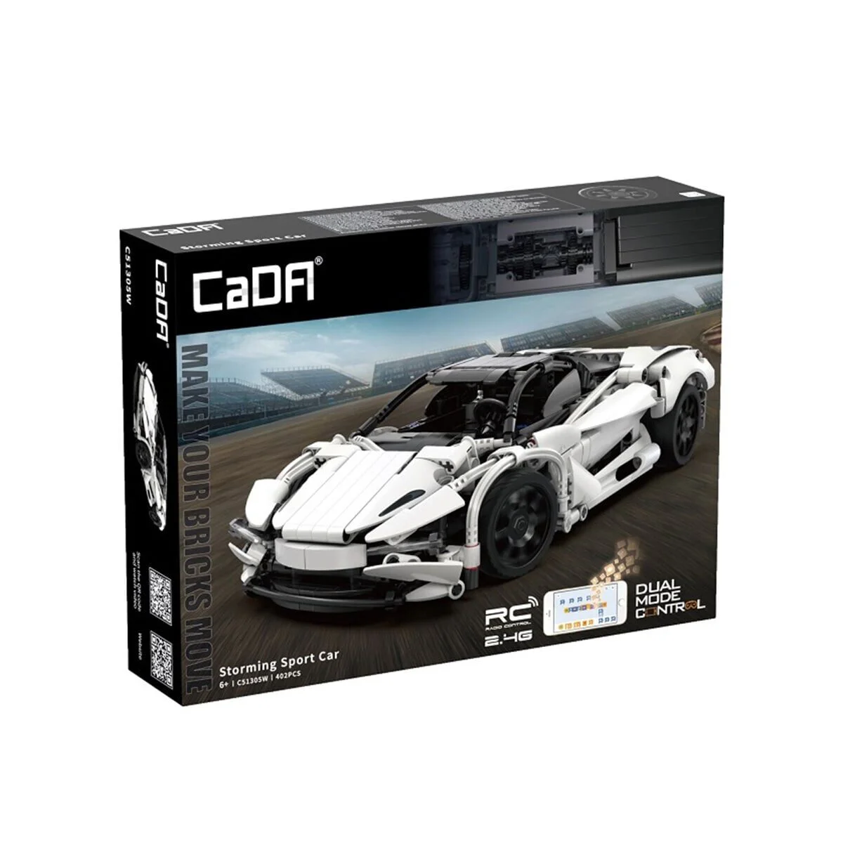C51305W Cada Storm Spor Araba 402 Parça Block Oyuncak görsel 4