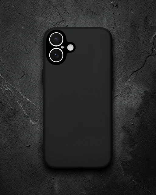 Apple İphone 16 Kılıf Montreal Silikon Kapak - Siyah