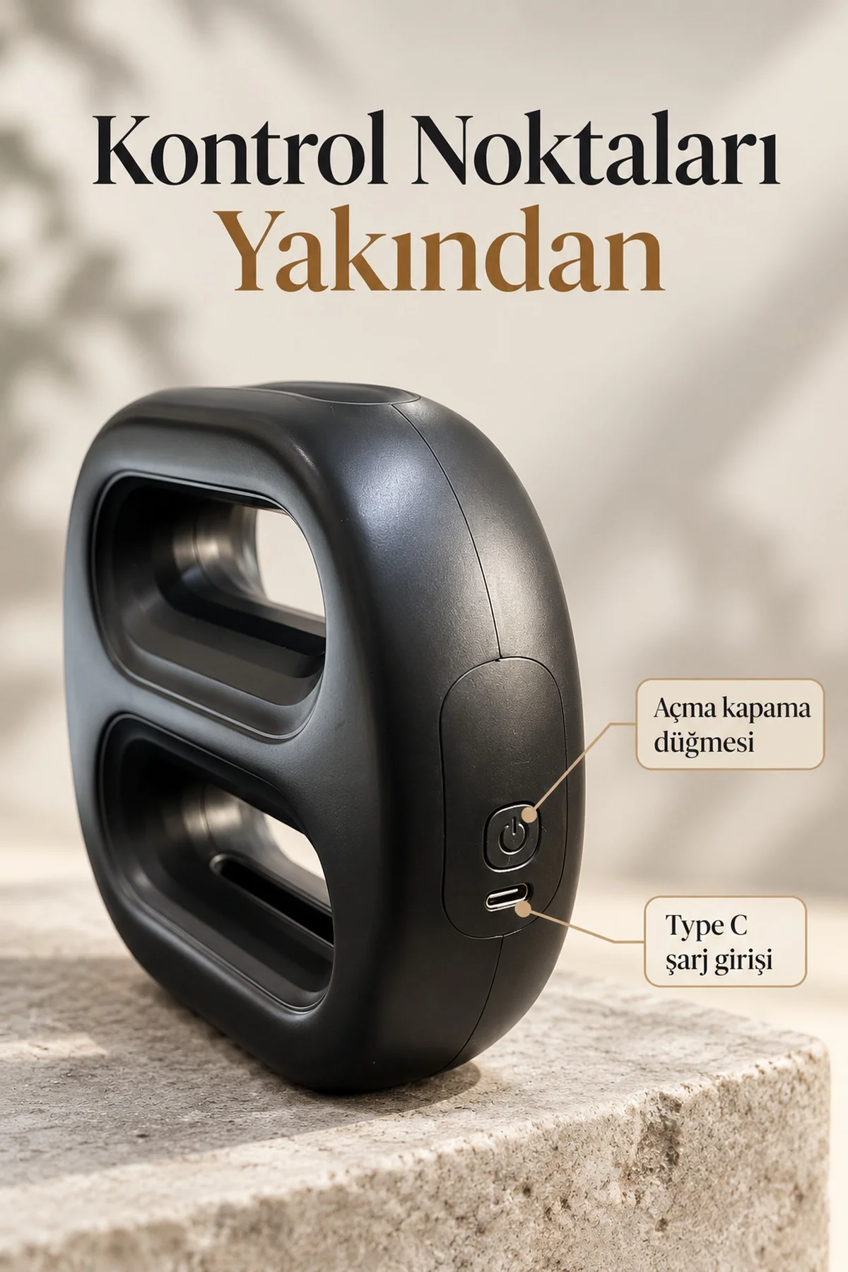 Sabit Frekans ve Otomatik Modlu Isıtmalı Masaj Aleti görsel 2