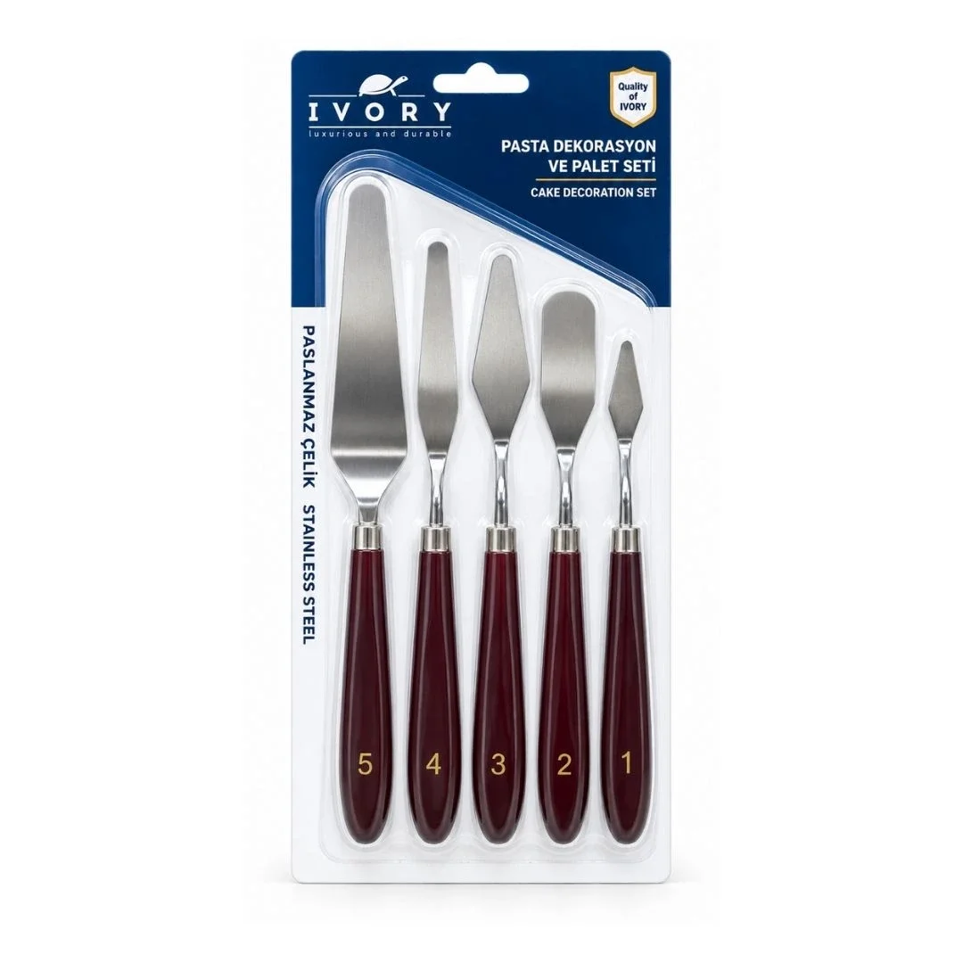 5 Parça Pasta Spatulası görsel 2