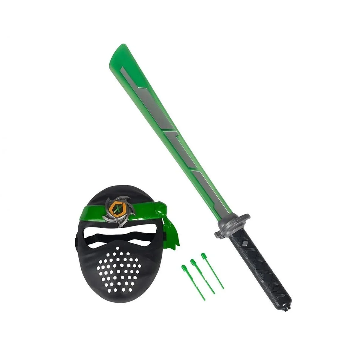 108042238 Next Ninja Sword And Mask Green görsel 3