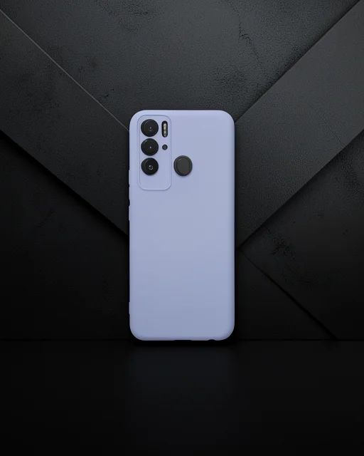 Tecno Pova Neo Kılıf Nano İçi Kadife Silikon - Lila