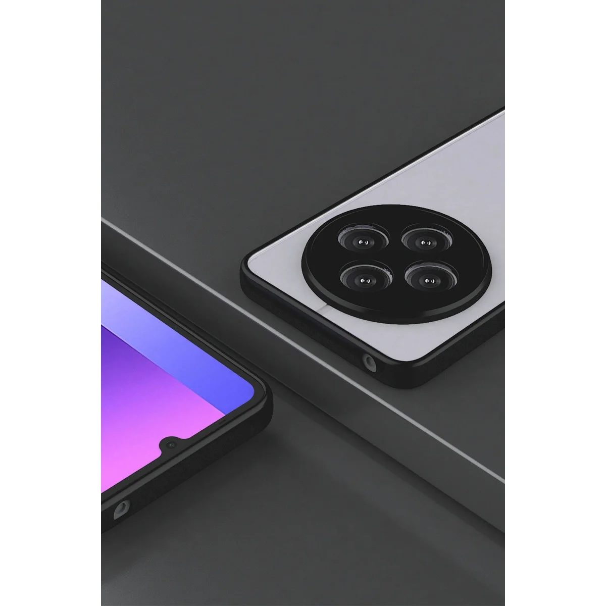 Xiaomi Redmi 14c Kılıf Montreal Silikon Kapak - Siyah görsel 4