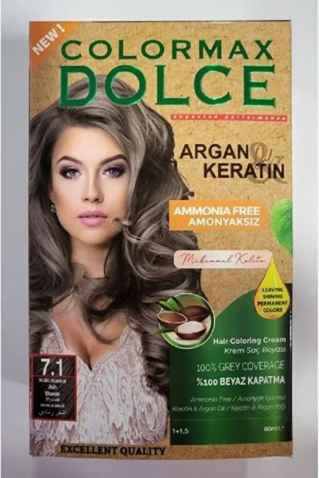 Dolce Amonyaksız, Doğal Set Boya - 7.1 Küllü Kumral