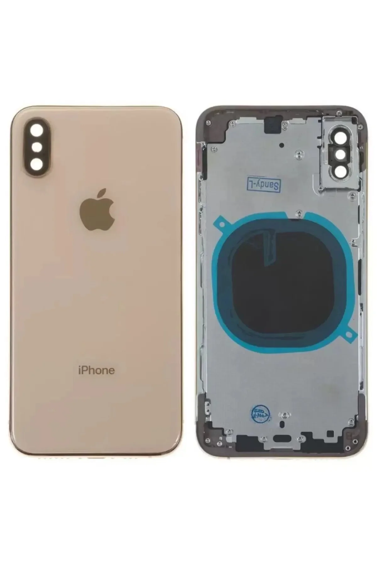 Iphone Xs A Kalite Boş Kasa Gold