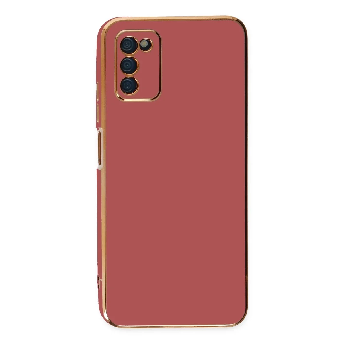 Samsung Galaxy A03S Kılıf Volet Silikon - Kırmızı görsel 2
