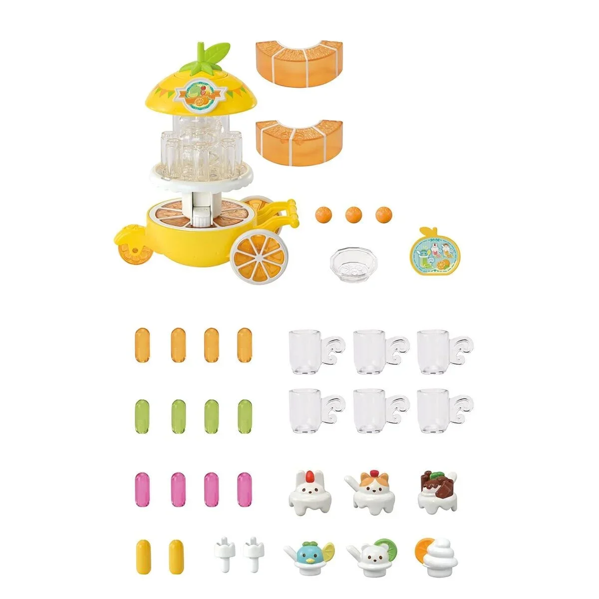 5861 Sylvanian Families Citrus Kuş Ailesi Meyve Suyu Standı +3 yaş görsel 2