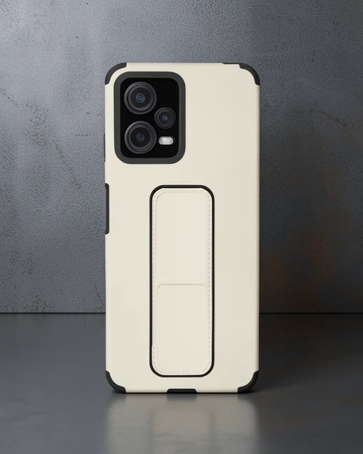 Xiaomi Poco X5 5g Kılıf Mega Standlı Silikon - Gold