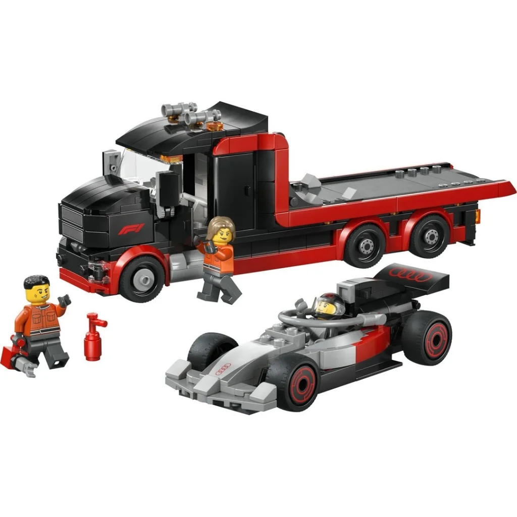 City Audi F1 Yarış Arabalı F1 Sergileme Kamyonu 60493 görsel 5