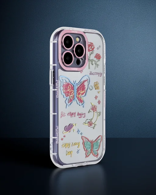 Apple İphone 15 Pro Max Kılıf Reflexion Desenli Kapak - Desen 8