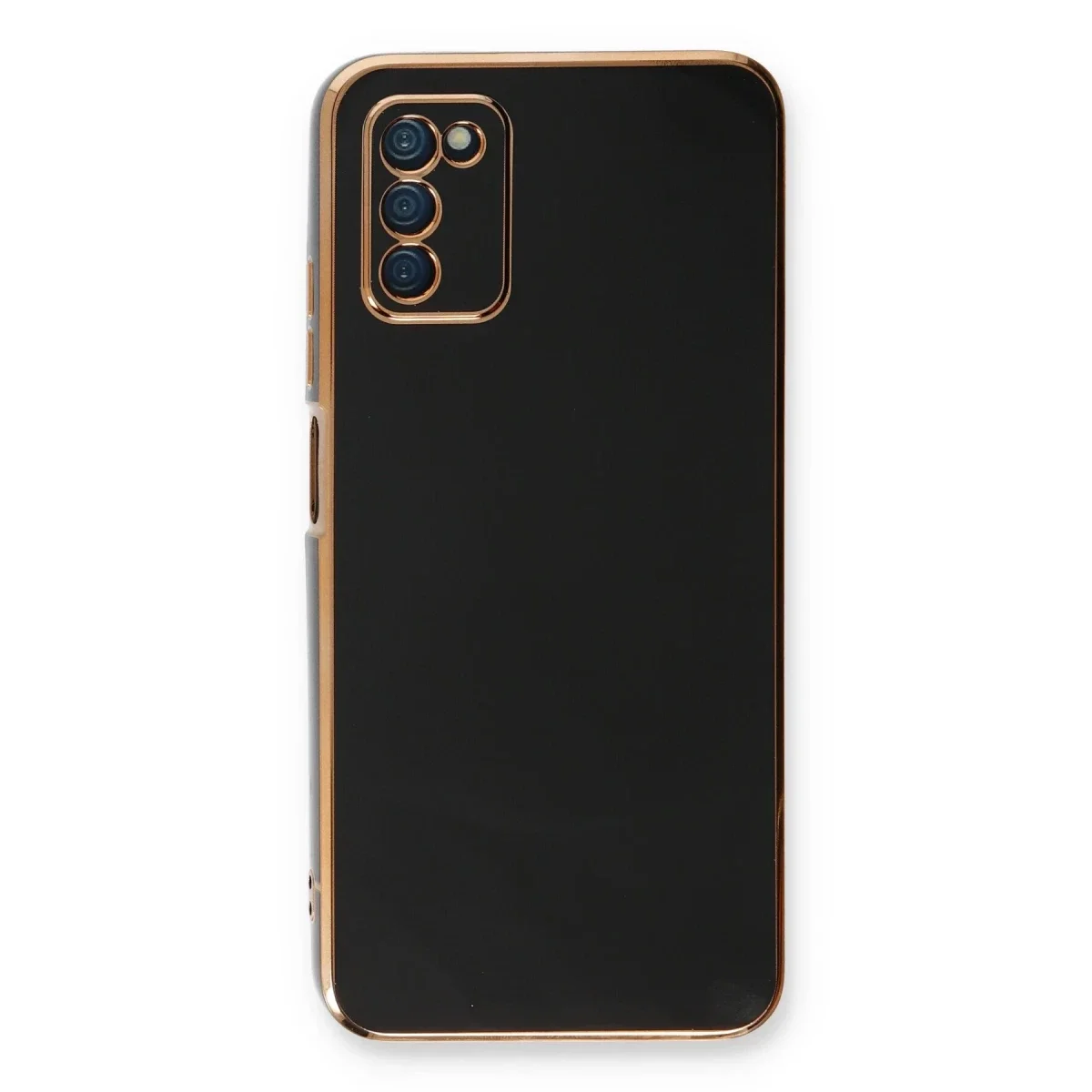 Samsung Galaxy A03S Kılıf Volet Silikon - Siyah görsel 2