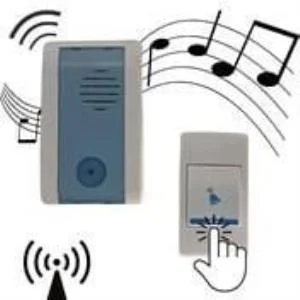 Wireless Bağlantılı Ev, Ofis, Daire veya Bahçe Kapıları İçin Kablosuz Kapı Zili(adet fiyatıdır) görsel 3