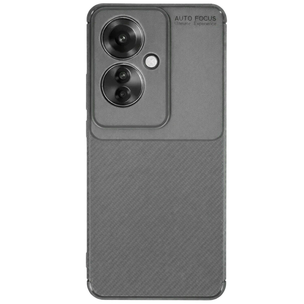 Oppo Reno 11F Kılıf Auto Focus Karbon Kapak - Gri