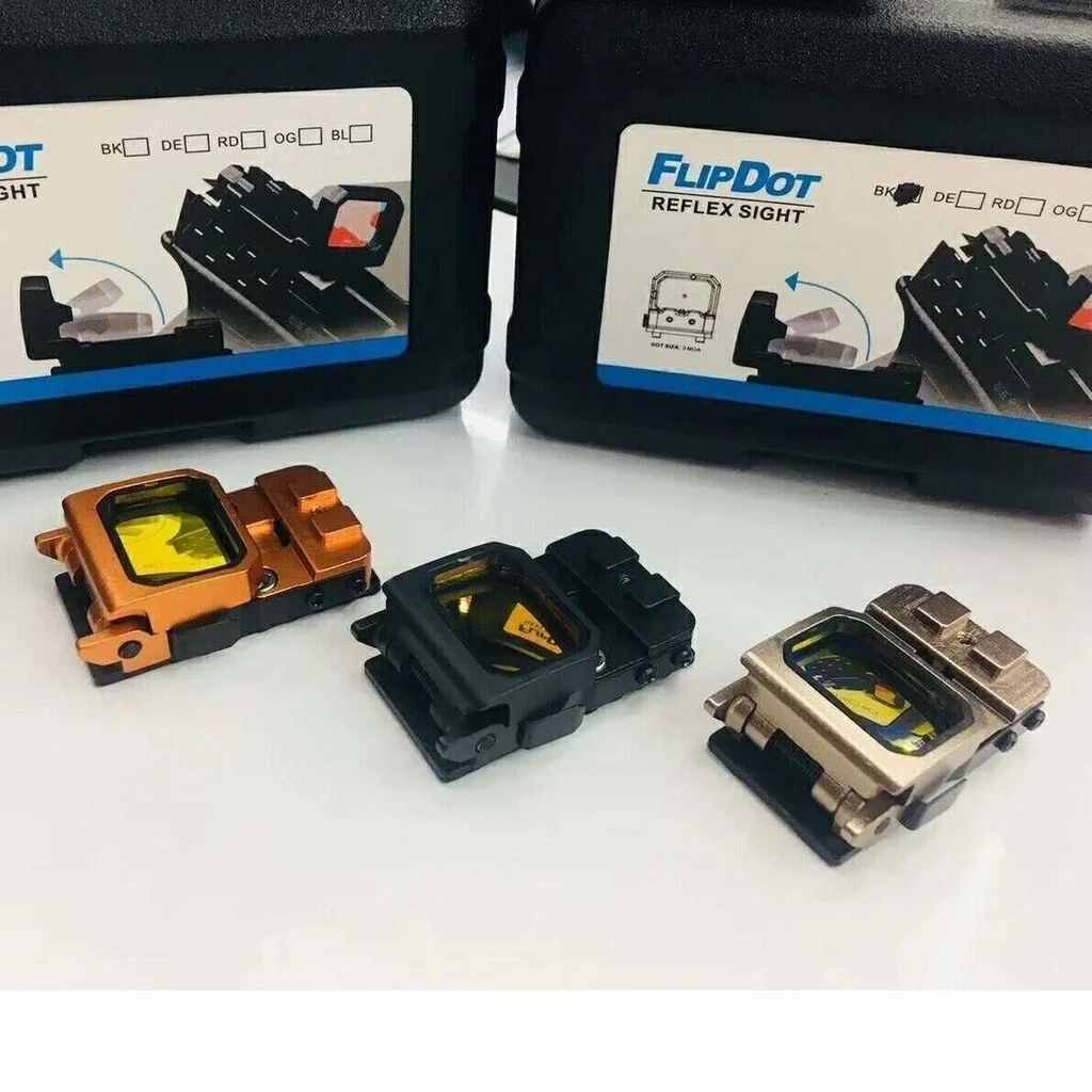 Vism Flipdot Reflex M2 Red Dot Sight Katlanabilir 22mm Reflex Nişangâh görsel 2