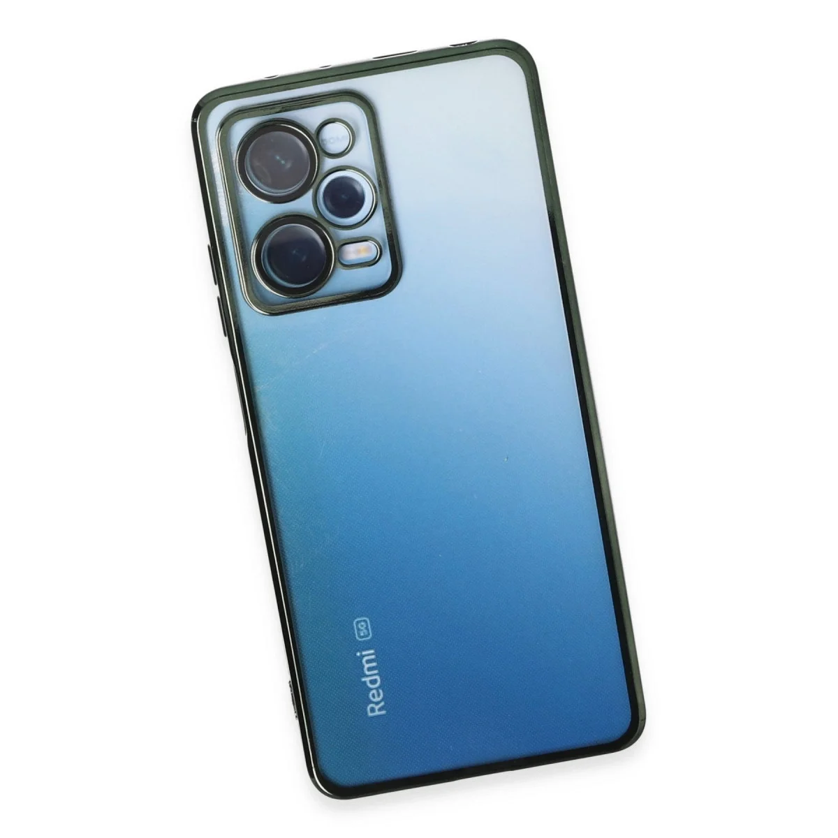 Xiaomi Redmi Note 12 Pro 5g Kılıf Razer Lensli Silikon - Yeşil görsel 4