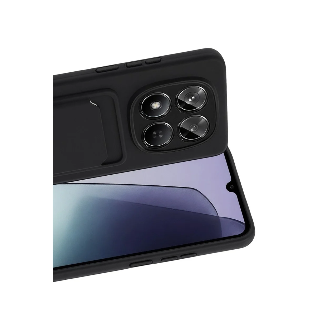 Xiaomi Redmi Note 15 4g Kelvin Kartvizitli Silikon - Siyah görsel 2
