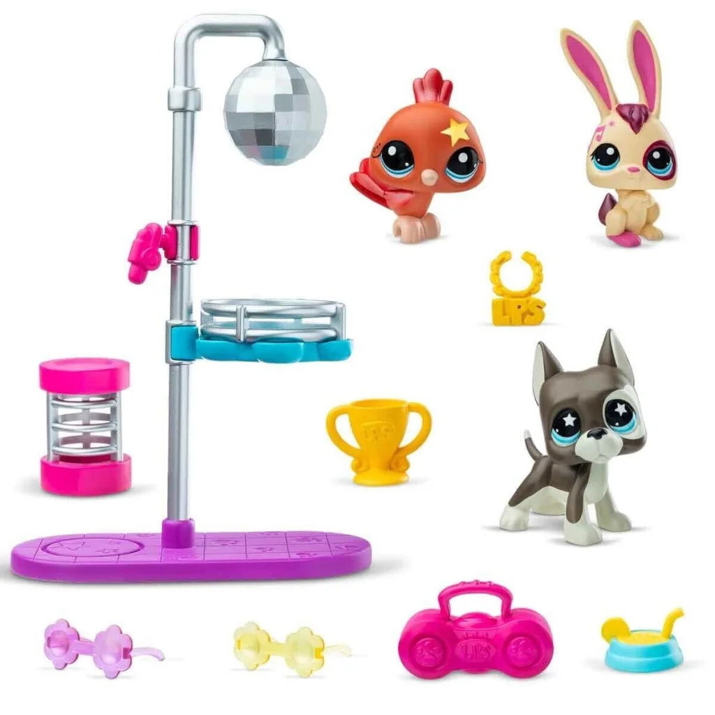 6377 Sun- Littlest Petshop Minişler Dısco Night Oyun Seti görsel 3