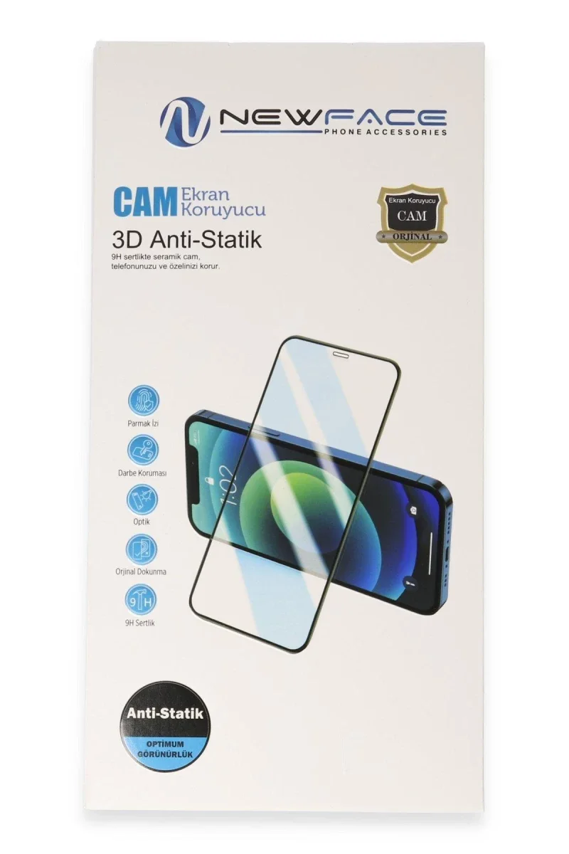 Huawei Honor 600 Pro 3D Antistatik Cam Ekran Koruyucu - Şeffaf