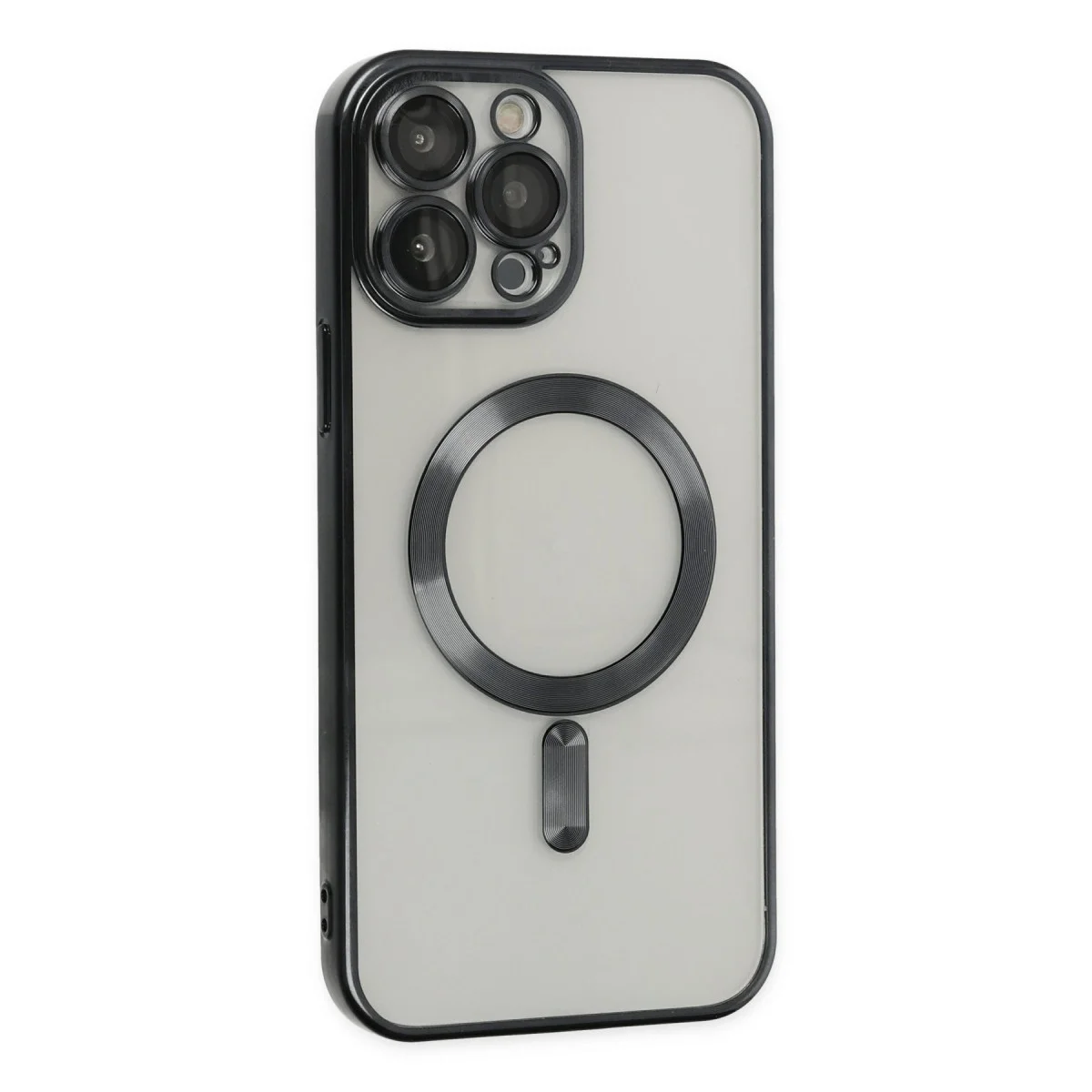 Apple İphone 14 Pro Kılıf Kross Magneticsafe Kapak - Siyah görsel 2