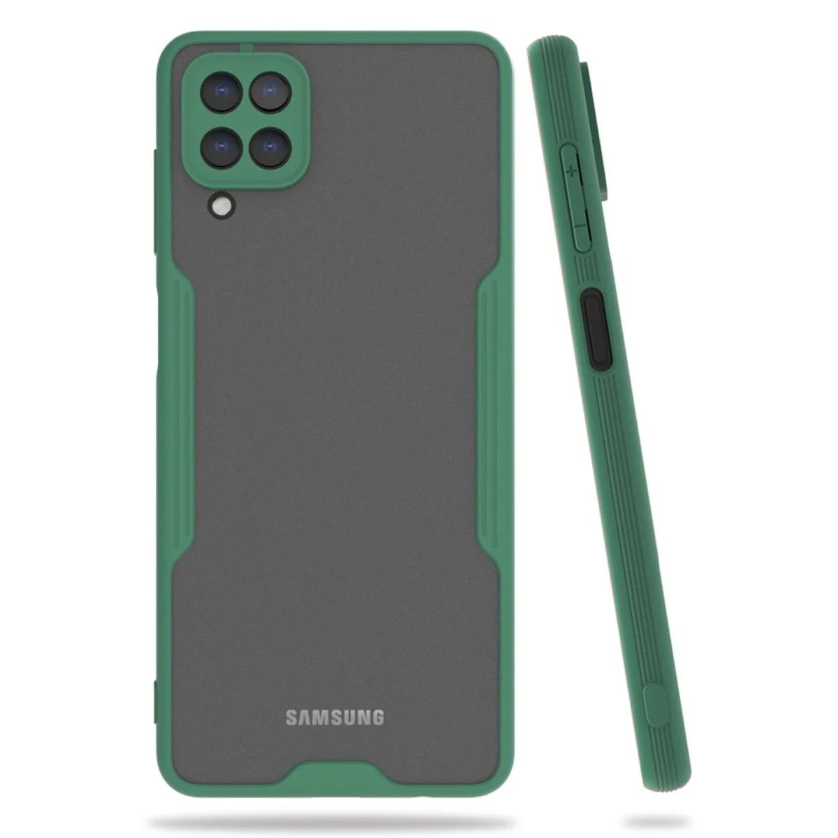 Samsung Galaxy A22 Kılıf Platin Silikon - Yeşil