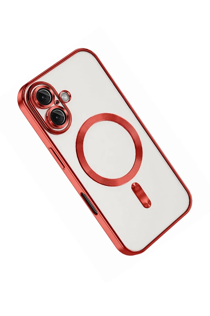 Apple iPhone 16 Kılıf Kross Magneticsafe Kapak - Kırmızı görsel 2