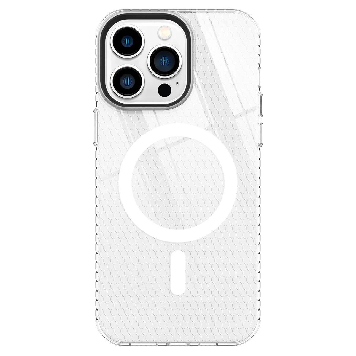 Apple İphone 14 Pro Kılıf Beta Magneticsafe Silikon - Şeffaf