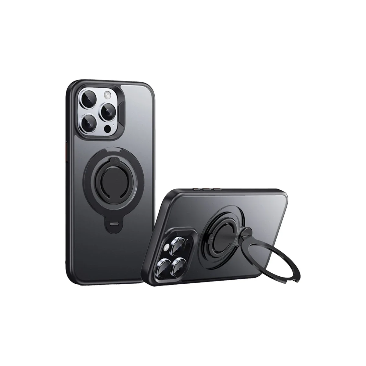 Joko Apple iPhone 15 Pro Avatar 360 Dönen Magsafe Kapak - Siyah