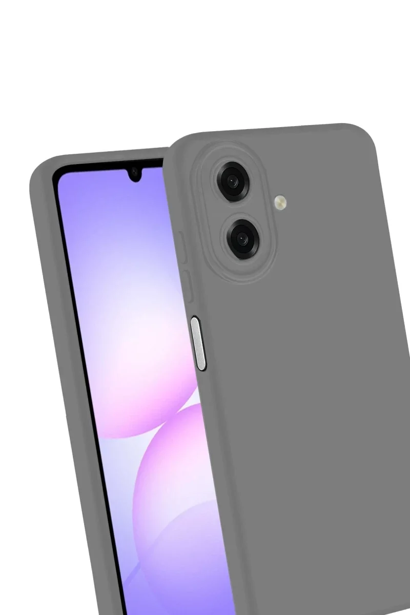 Samsung Galaxy A07 4G First Silikon - Gri görsel 3