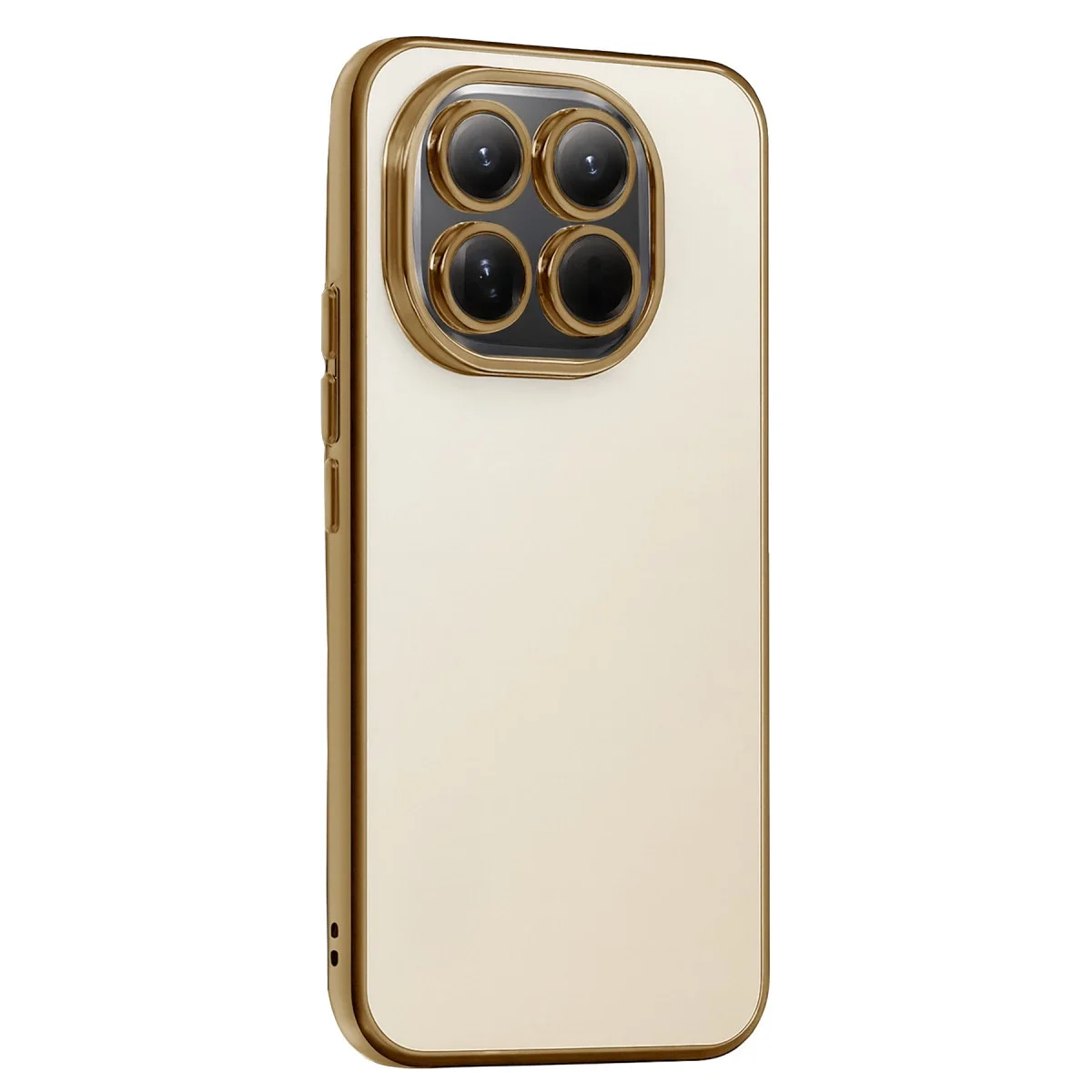 Xiaomi Mi 15 Razer Lensli Silikon - Gold görsel 3