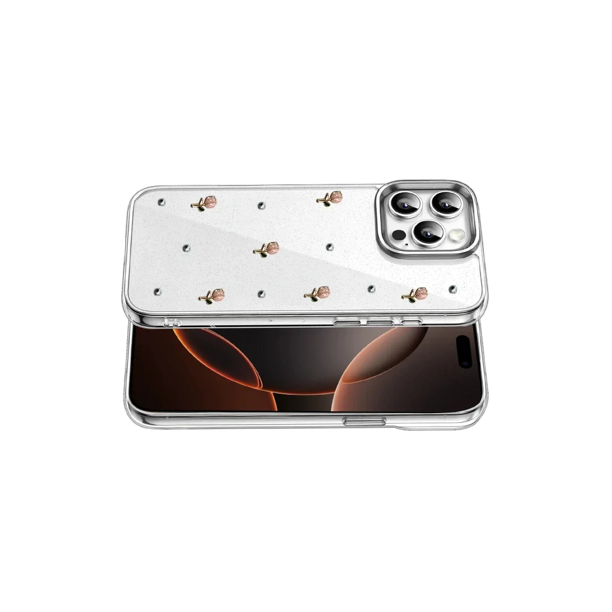 Apple iPhone 14 Pro Max Fiyonk Desenli Kapak - Desen 6 görsel 3