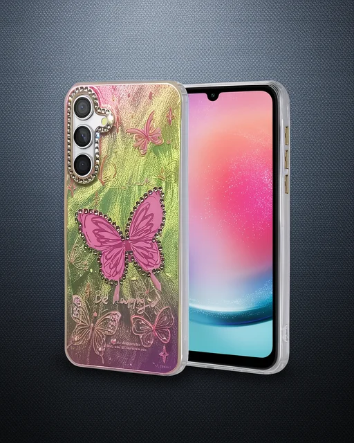 Samsung Galaxy A24 4g Kılıf Blade Aynalı Desenli Kapak - Desen 5