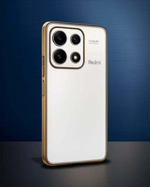Xiaomi Poco X6 Pro Kılıf Razer Lensli Silikon - Gold