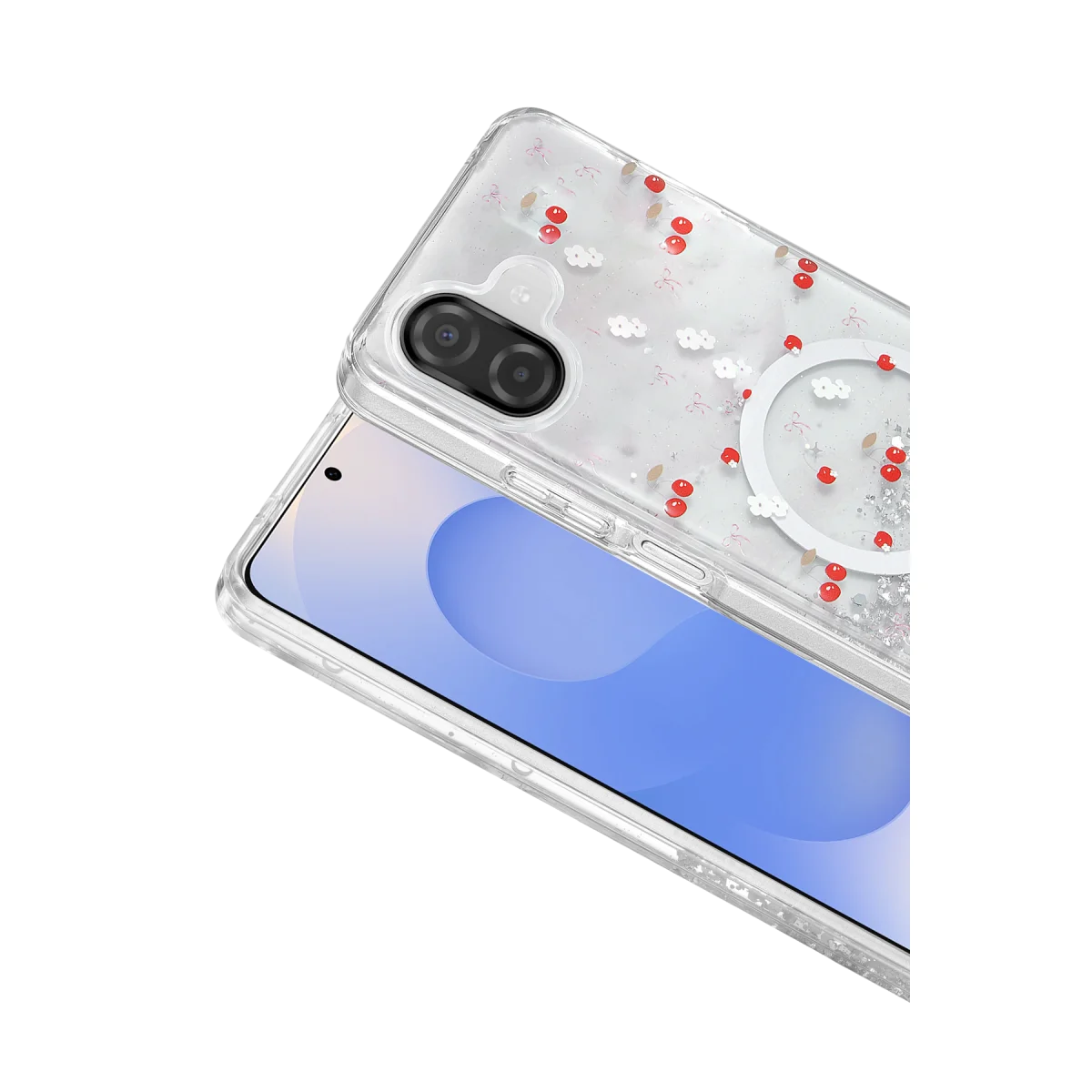 Onegif Samsung Galaxy A07 4G Misk Simli Magsafe Kapak - Desen 5 görsel 2