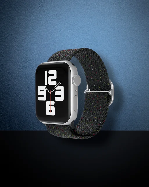 Apple Watch 42mm Kordon - Benekli Siyah
