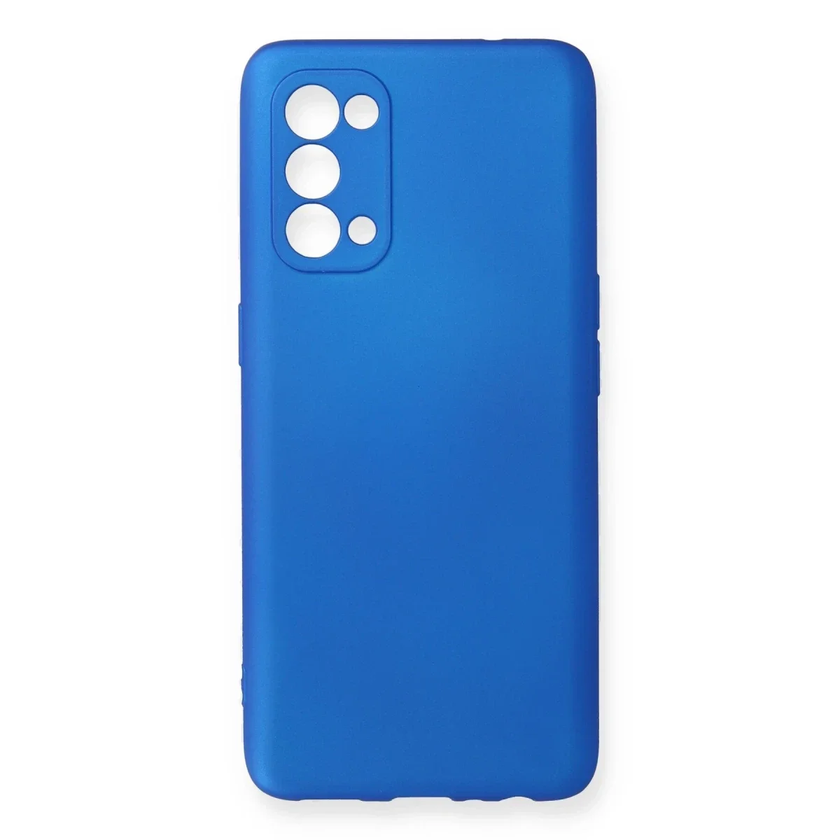 Oppo Reno 5 Kılıf First Silikon - Mavi