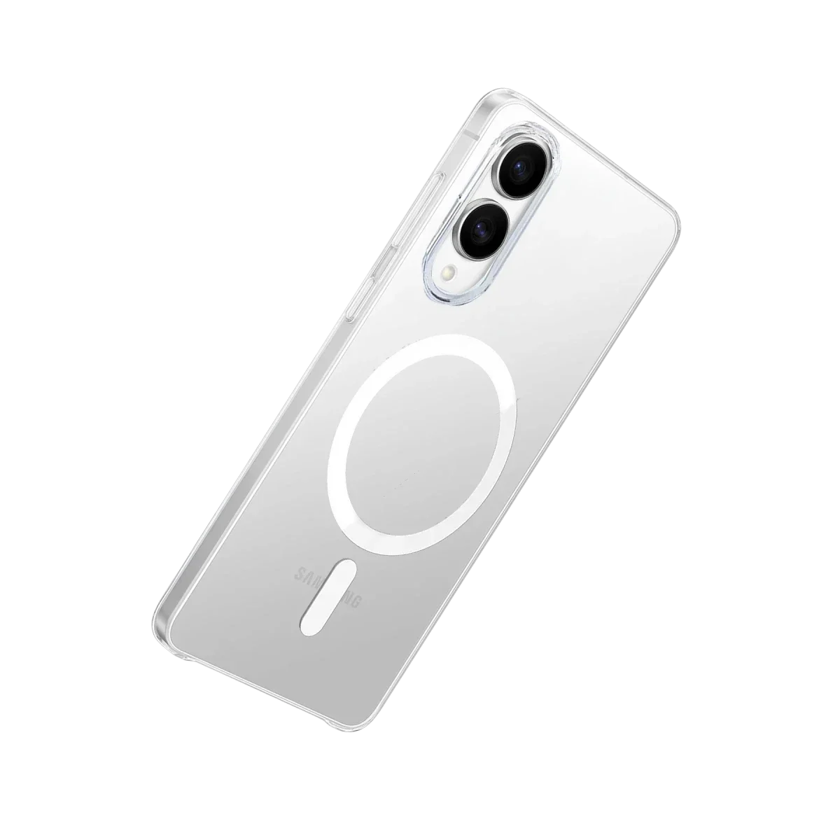 Samsung Galaxy S25 Edge Kılıf PC Zara Magsafe Şeffaf Kılıf - Şeffaf görsel 4
