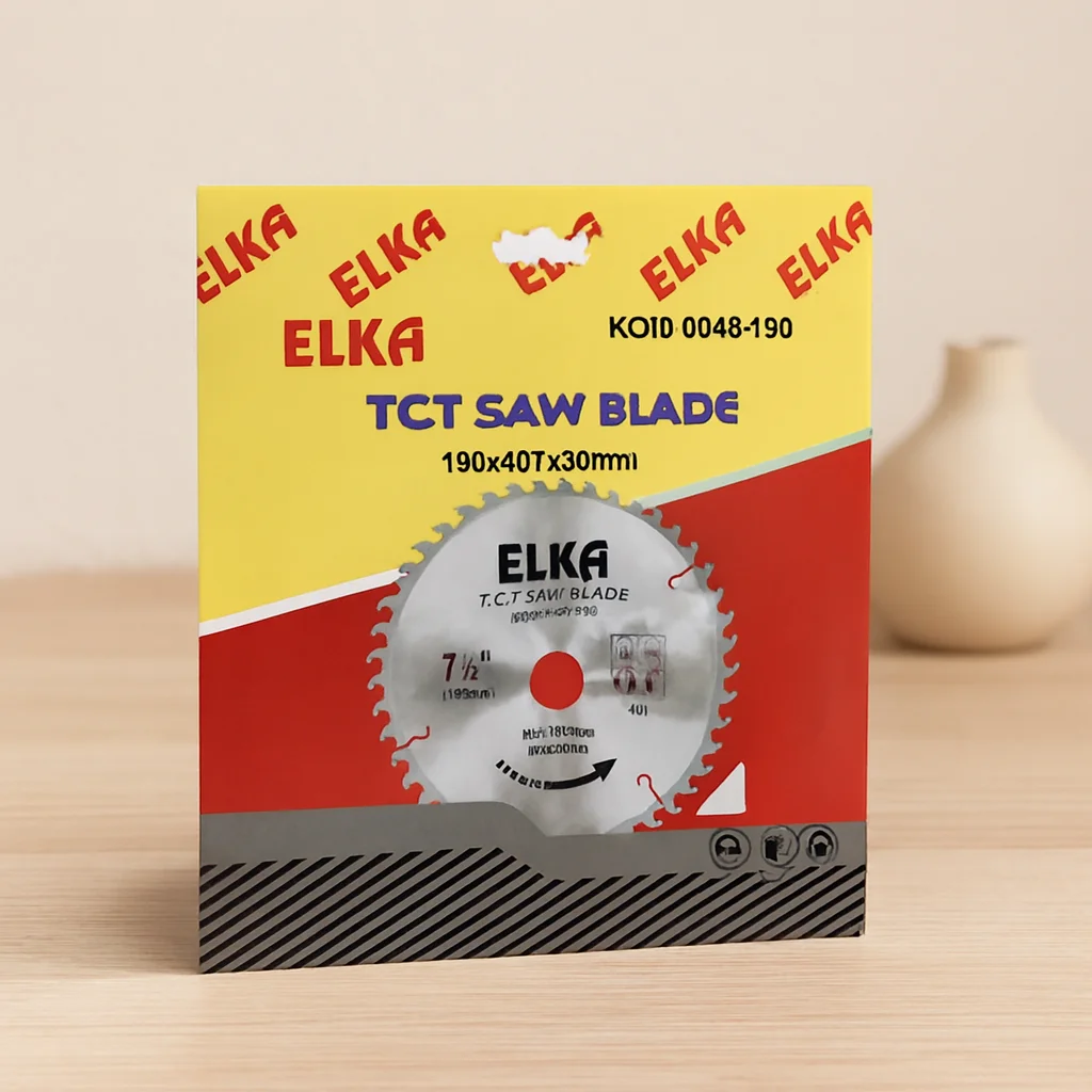 190 mm TCT Testere Bıçağı 40 Diş 30 mm Göbek Ahşap/Sunta