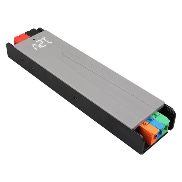 PM-26840 12 Volt 15 Amper 180 Watt Slim Metal Kasa Adaptör 218x51x27mm görsel 2