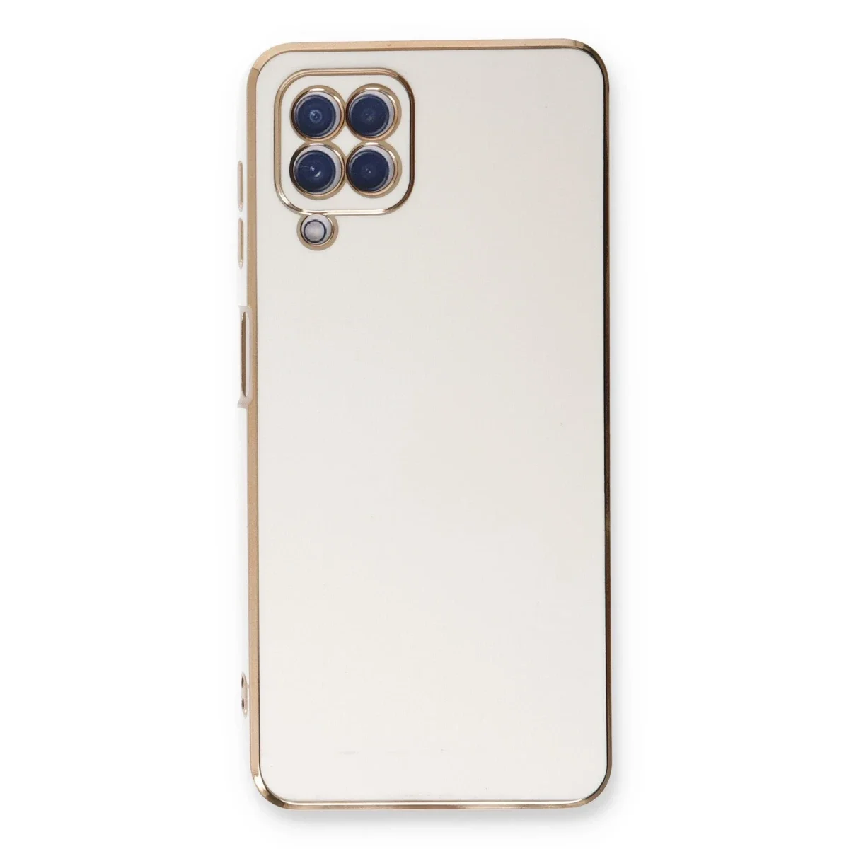 Samsung Galaxy A22 Kılıf Volet Silikon - Beyaz görsel 2