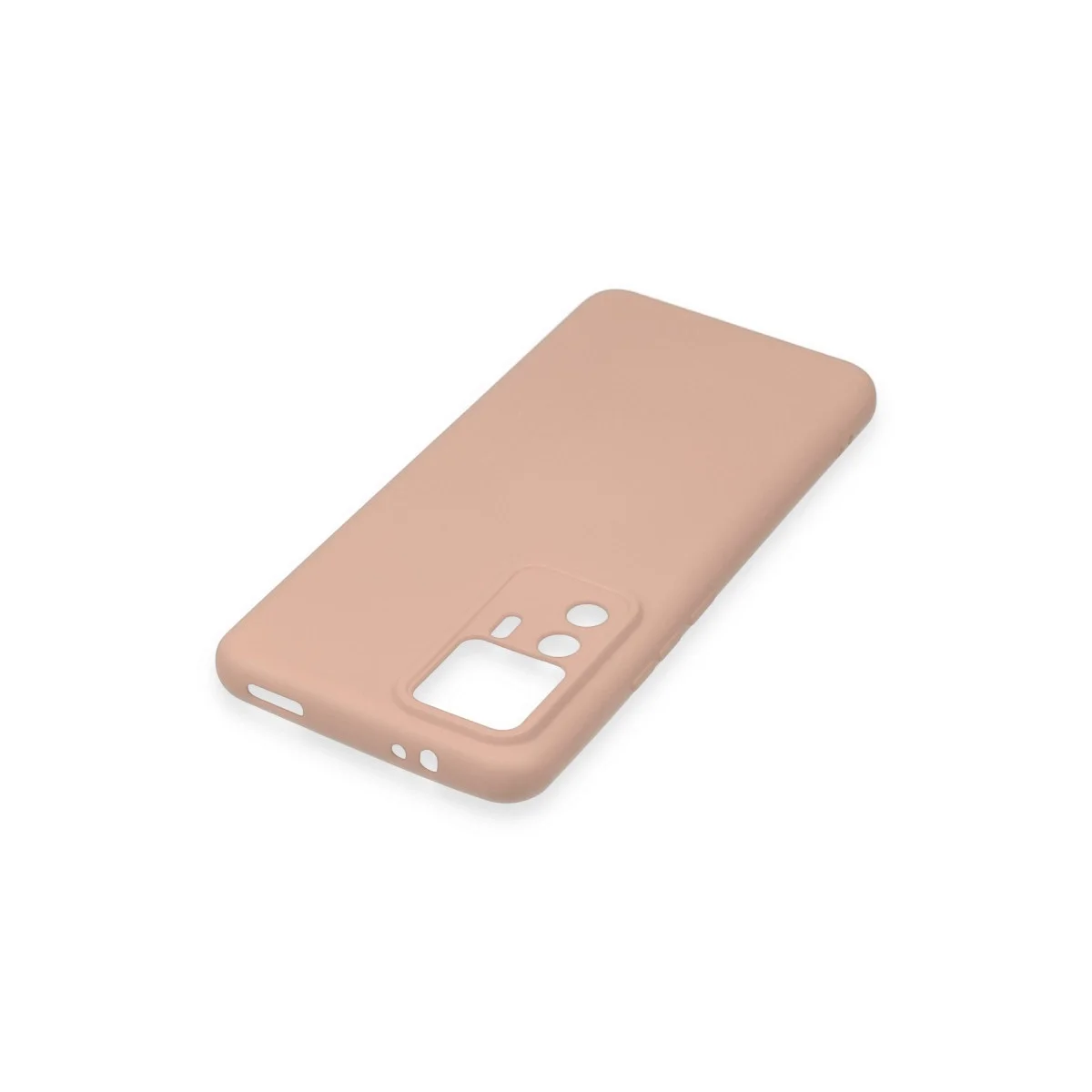 Xiaomi Mi 12t Pro Kılıf Nano İçi Kadife Silikon - Pudra görsel 4