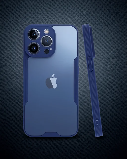 Apple İphone 14 Pro Max Kılıf Platin Silikon - Lacivert