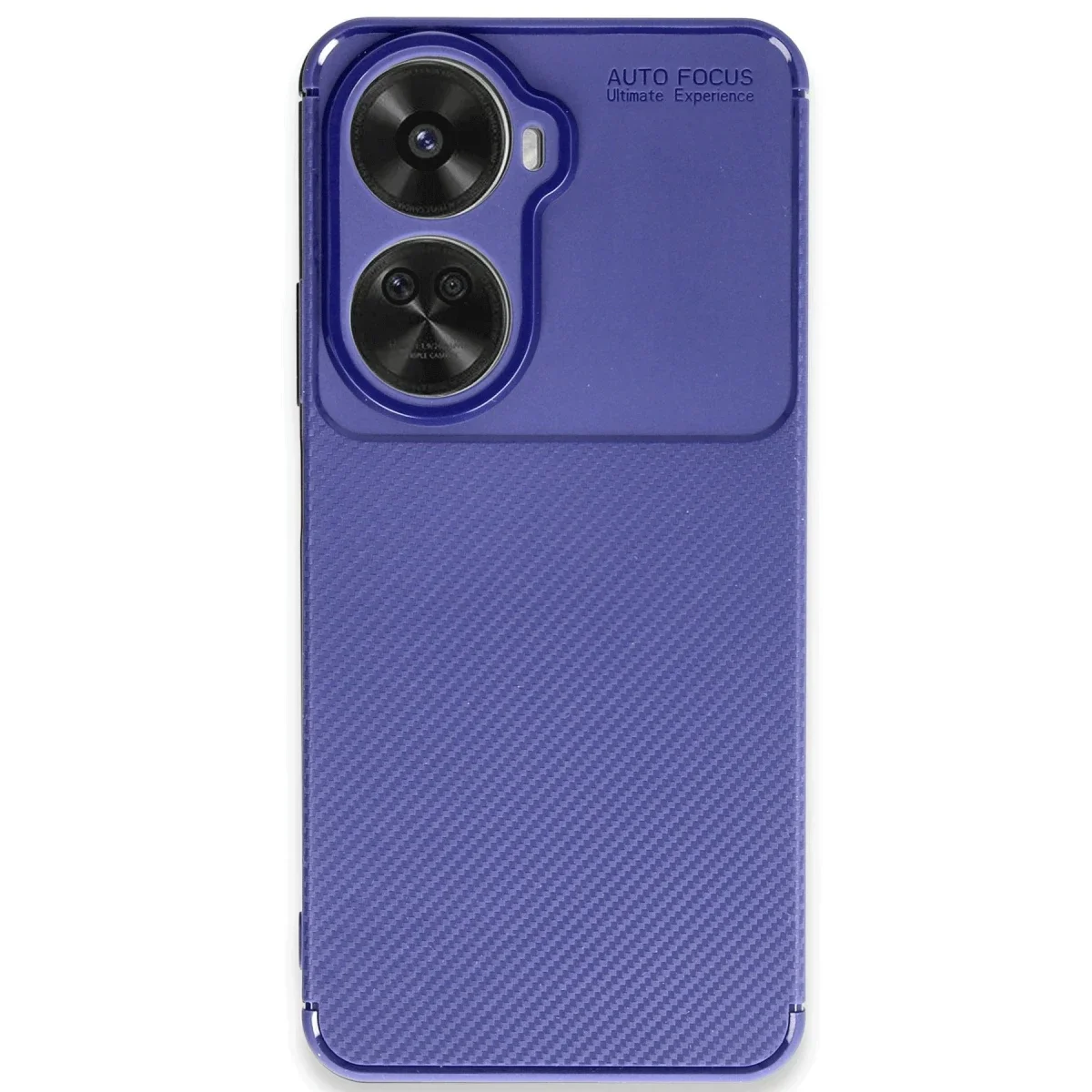 Huawei Nova 12 SE Kılıf Auto Focus Karbon Kapak - Lacivert