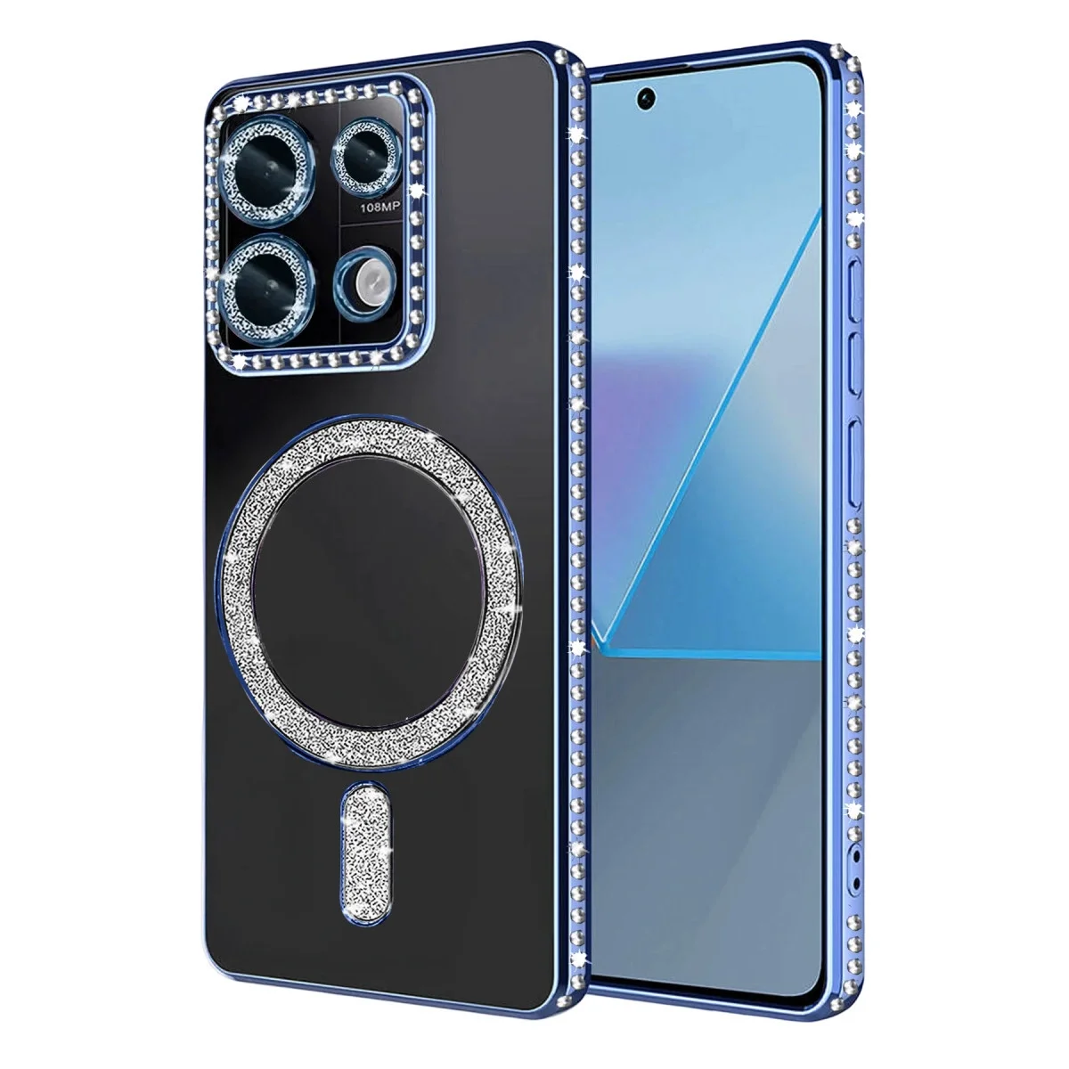 Xiao Red 13c Joke Simli Magneticsafe Kılıf - Mavi