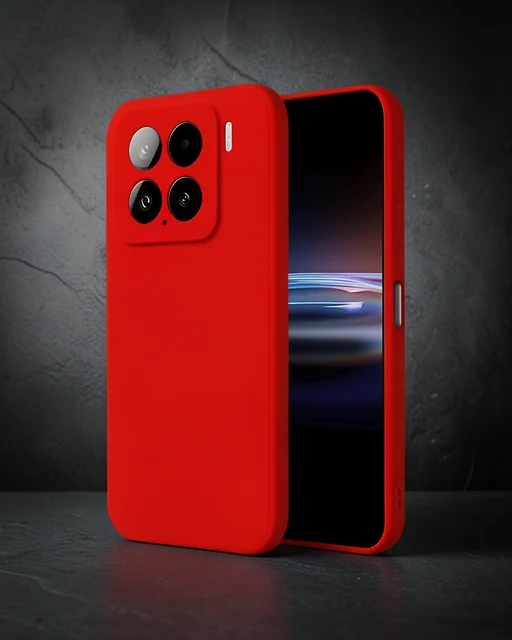 Xiaomi Mi 15 Kılıf Nano İçi Kadife Silikon - Kırmızı
