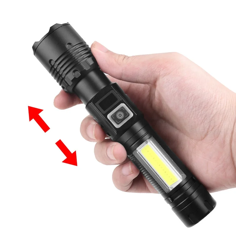 WS-4848 1500 Lümen 15 Watt Dijital Göstergeli Mıknatıslı Şarjlı El Feneri görsel 2