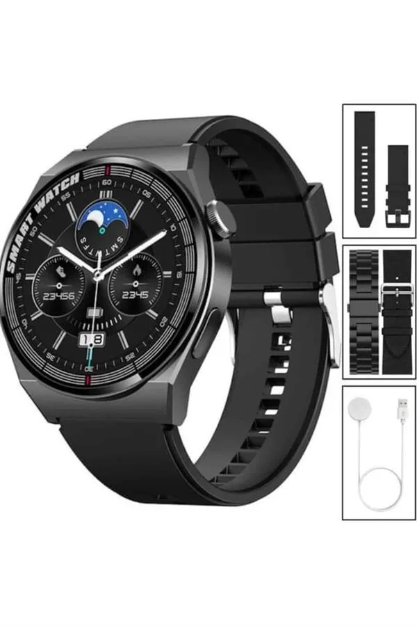 En Çok Tercih Edilen Akıllı Saat Amoled Ekran Nabız Sensörü GPS Uyumlu Adımsayar görsel 5