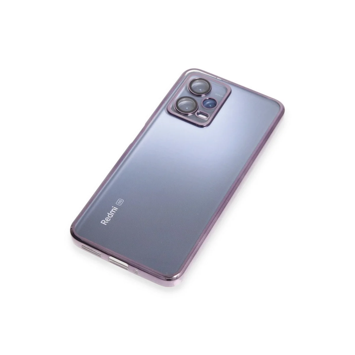 Xiaomi Redmi Note 12 5g Kılıf Razer Lensli Silikon - Mor görsel 6