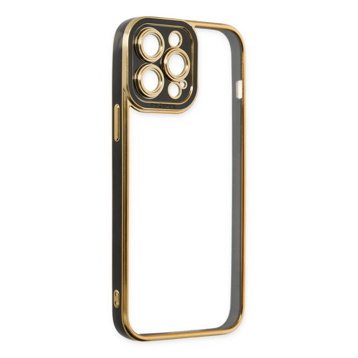 Apple İphone 14 Pro Max Kılıf Liva Lens Silikon - Siyah görsel 4